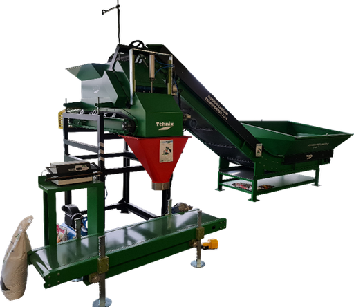 Compost packing machine